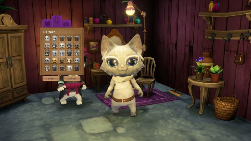 Fancy a belt? Your cat character can be customised. Merge Games/dpa