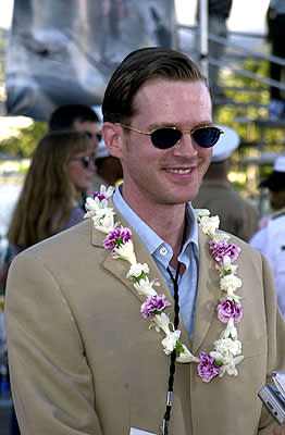 Cary Elwes aboard the USS John C. Stennis at the Honolulu, Hawaii premiere of Touchstone Pictures' Pearl Harbor