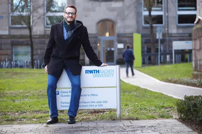 Syrian master of mechanical engineering Abdul Kader Tizini in Aachen