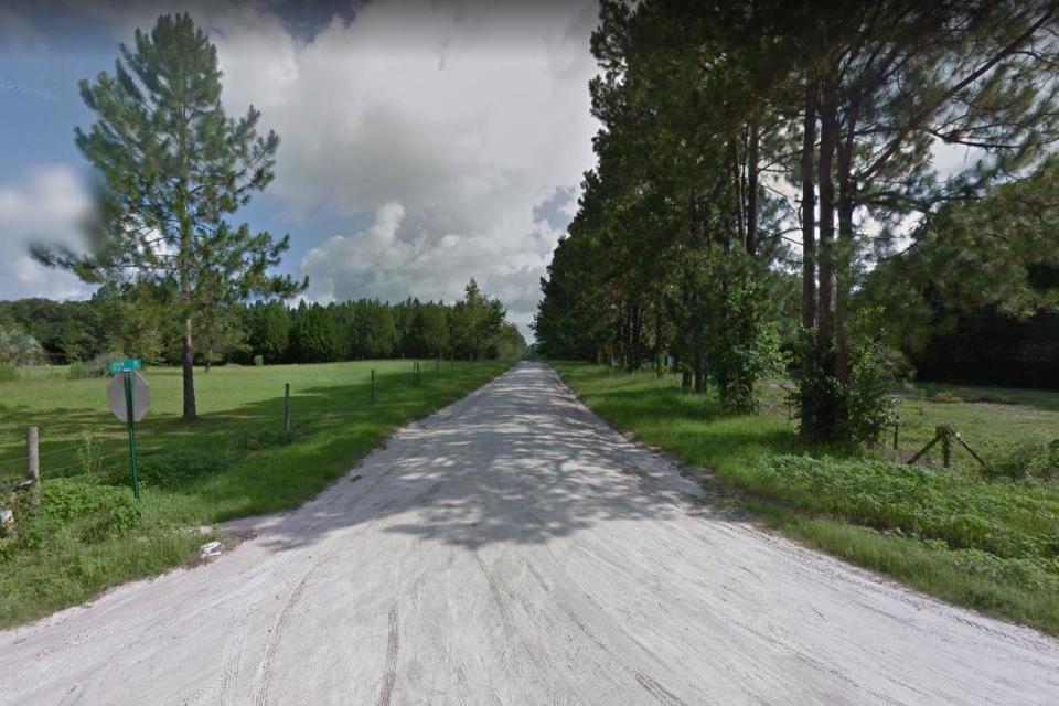 Near to the scene in Florida where the three children were found trapped inside the freezer (Google Maps)