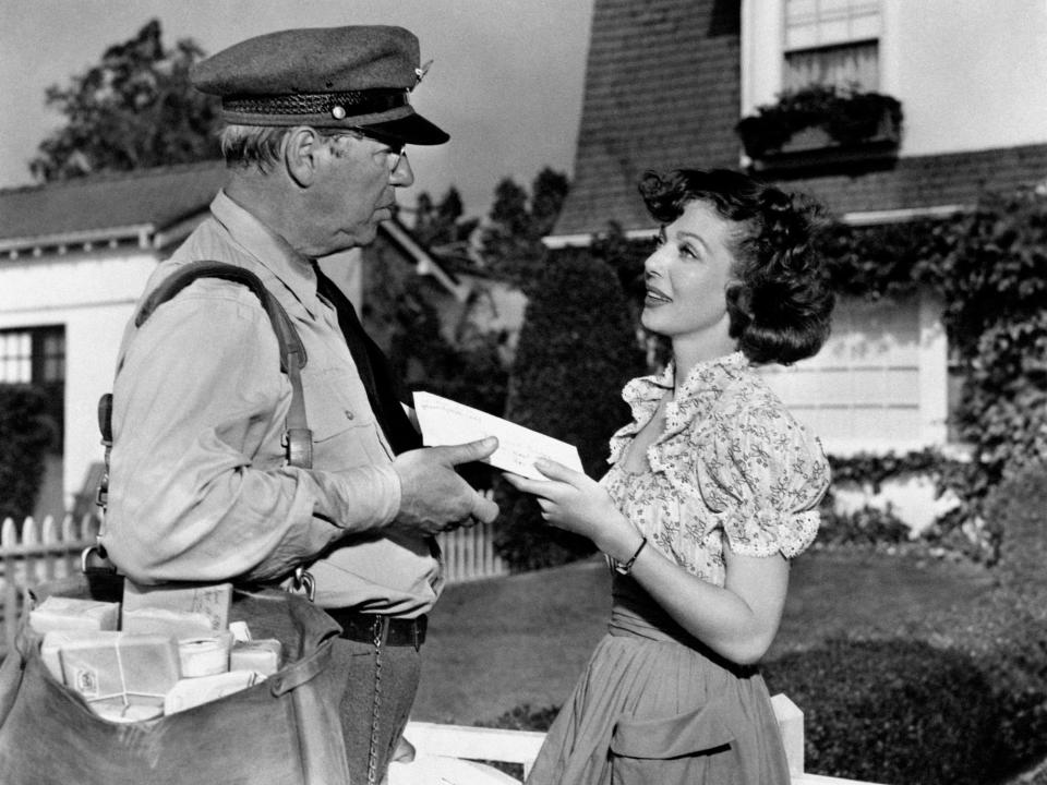 A scene from "Cause For Alarm" in 1951