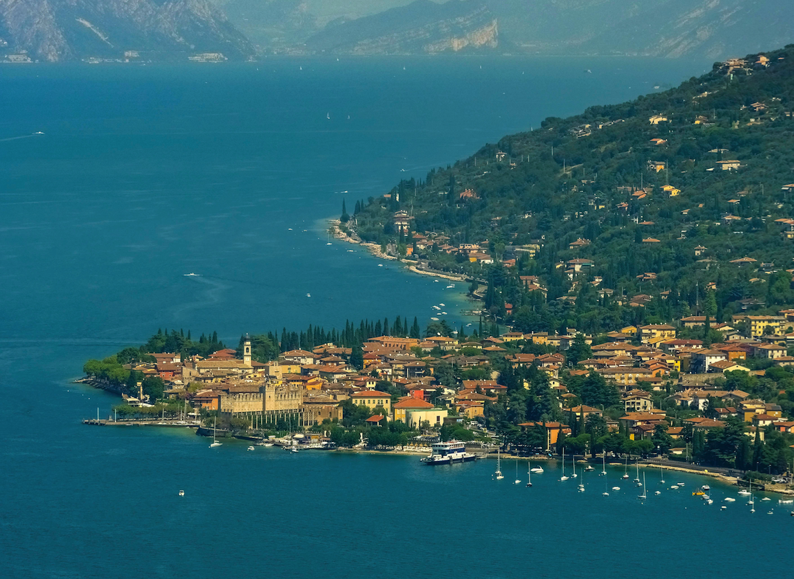 The family were heading to Lake Garda when the incident happened (REX)