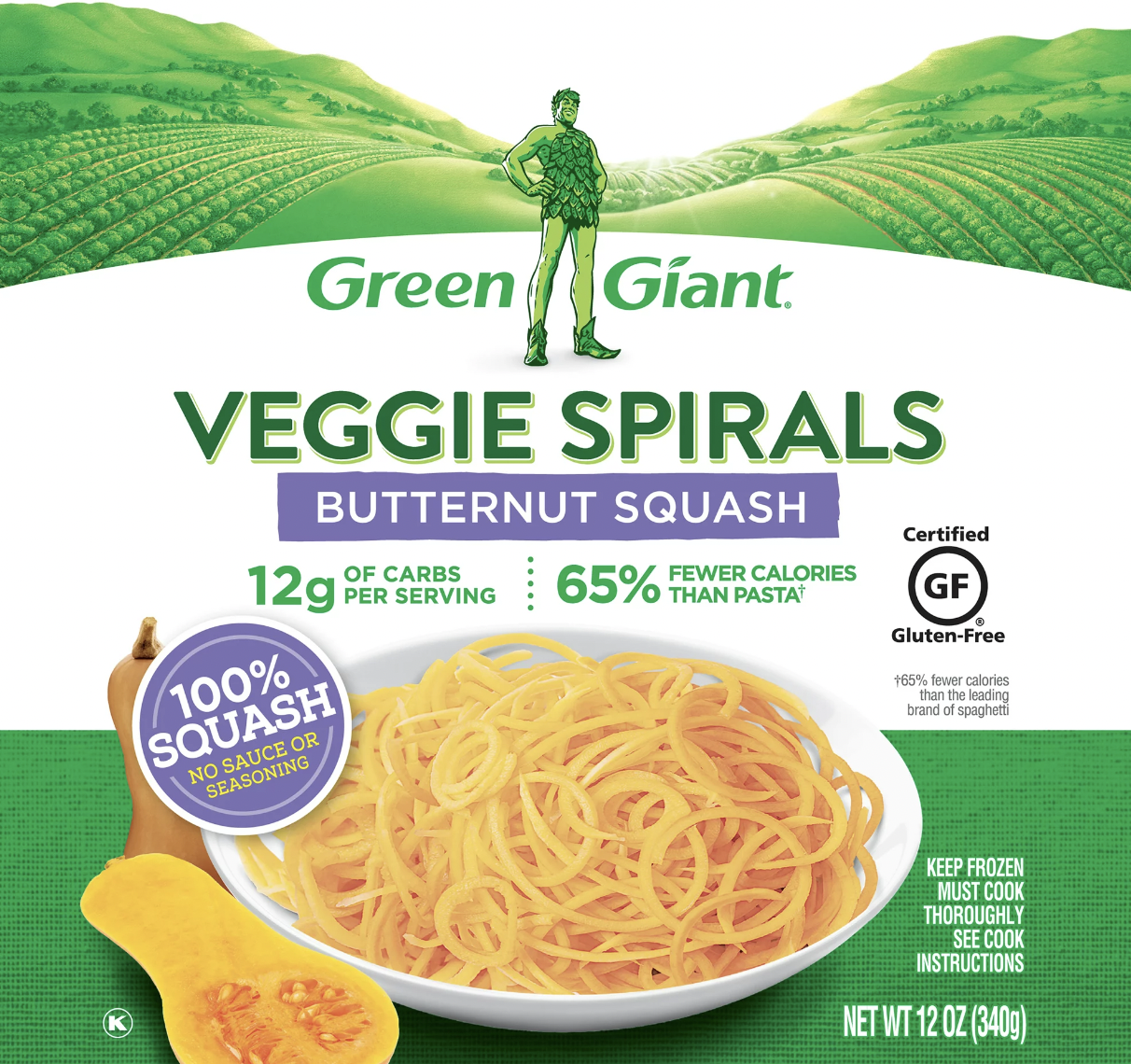 Butternut Squash Spirals