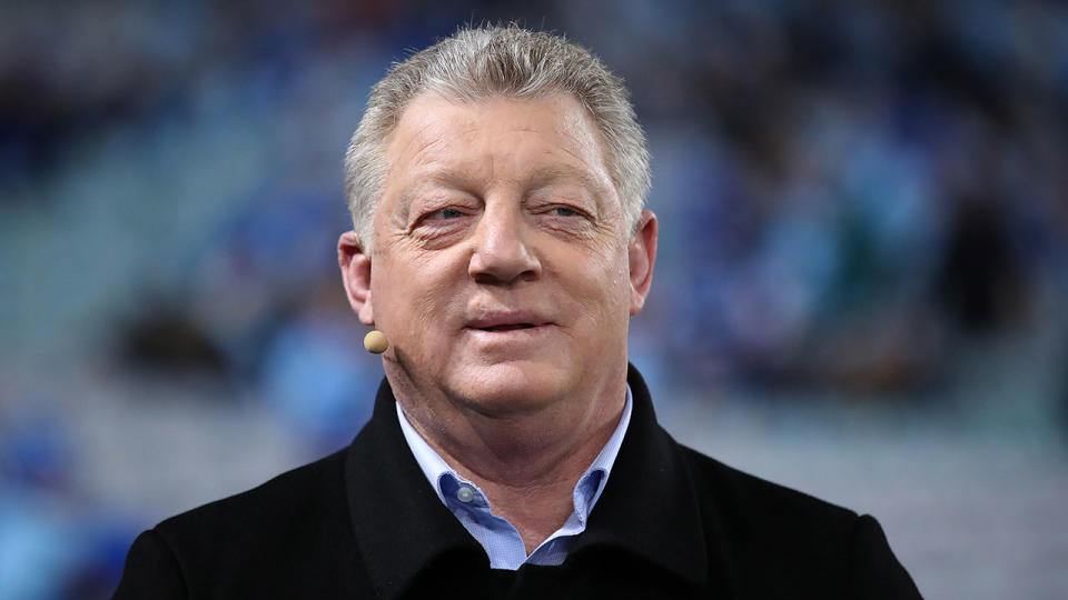 Seen here, veteran Channel Nine caller Phil Gould.