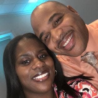 Dr. TaQuina “Dr. Tee” Warren is pictured with her husband, Jamar. Warren was featured in a "Good Morning America" segment that highlighted her work in the community.