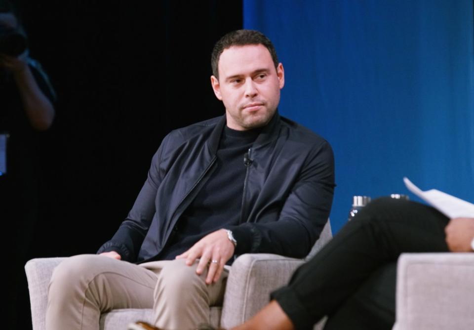 Scooter Braun at the Fast Company Innovation Festival on Oct. 23, 2018. Getty Images for Fast Company