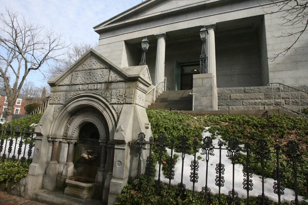 The Providence Athenaeum's stone walls would have provided a lot of protection if the package had turned out to be a bomb.