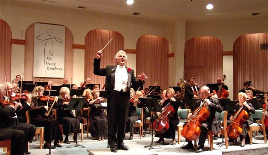 Wesley John Schumacher led the Venice Symphony for 20 years  as music director.