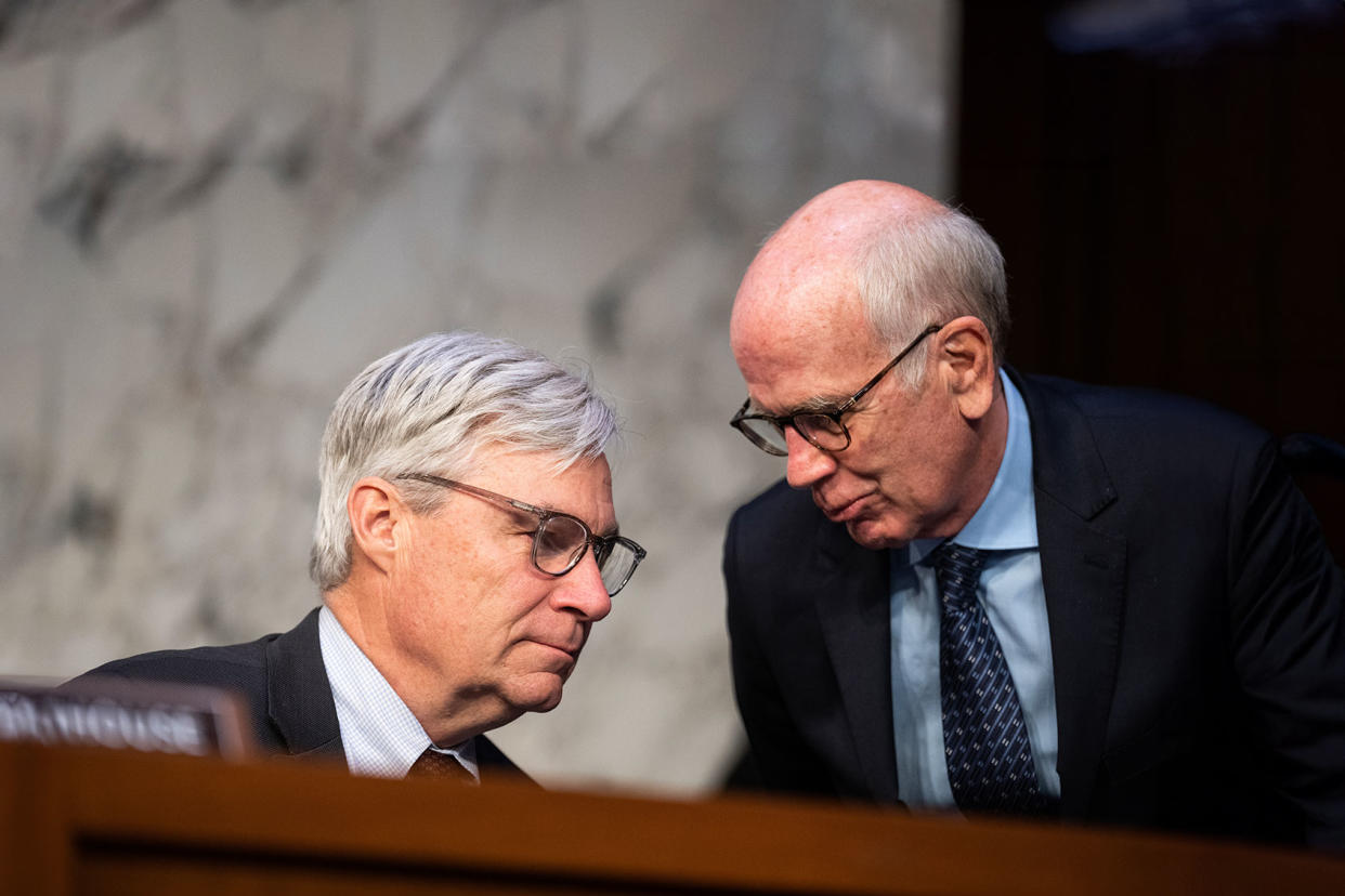 Peter Welch; Sheldon Whitehouse Tom Williams/CQ-Roll Call, Inc via Getty Images