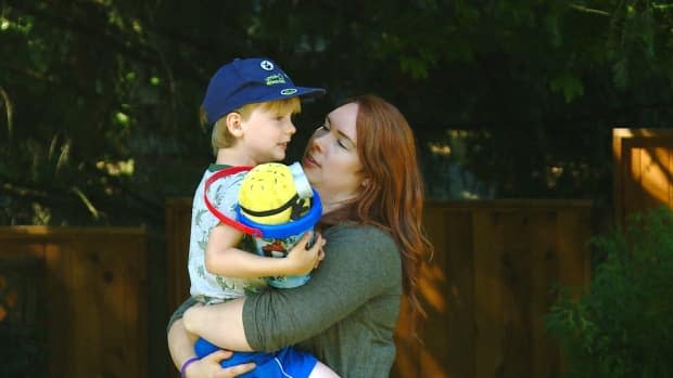 Ashley Catroppa is facing challenges finding summer child care for her five-year-old son with autism.   (CBC - image credit)