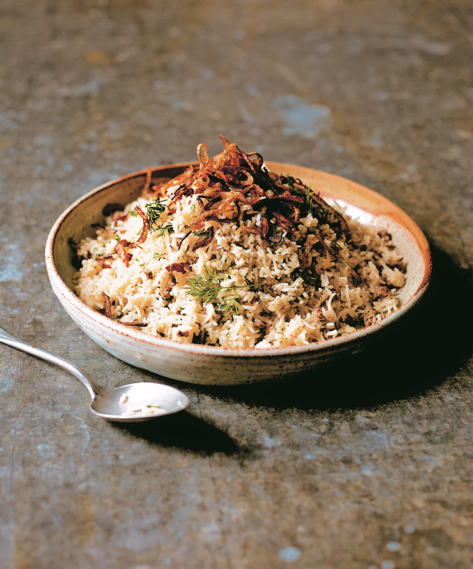 Keema sau pulao is the perfect sharing dish, especially if you are planning to eat outdoorsAsma Khan