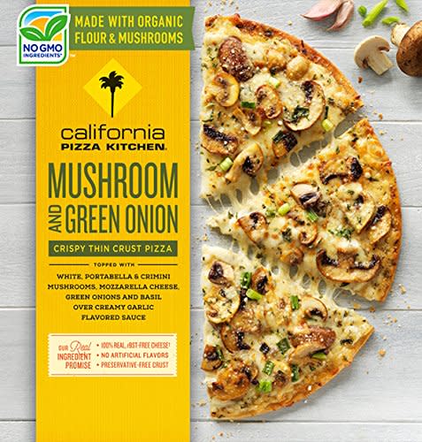 11) Mushroom & Green Onion Crispy Thin-Crust Pizza