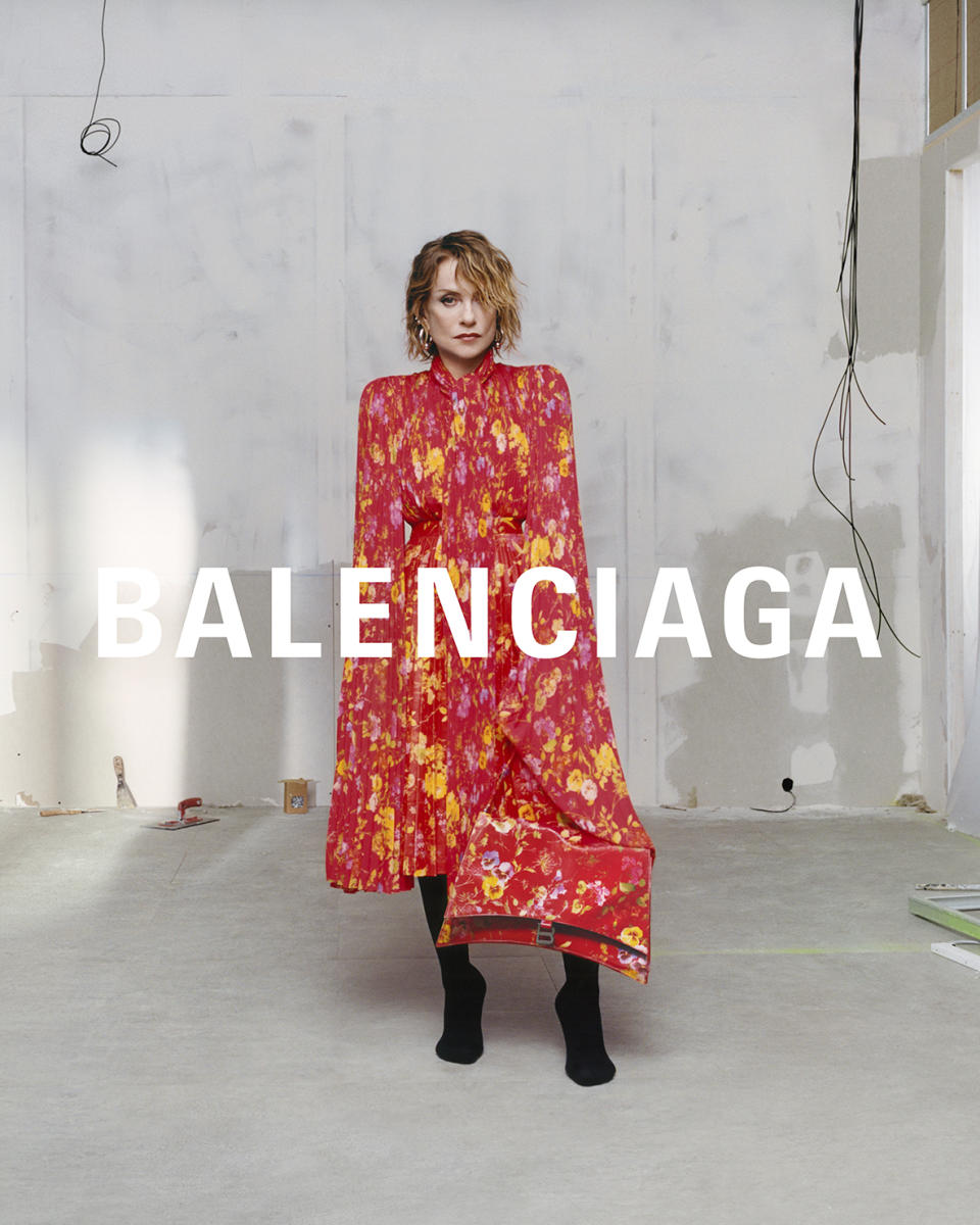 Isabelle Huppert in Balenciaga's winter 2023 campaign.