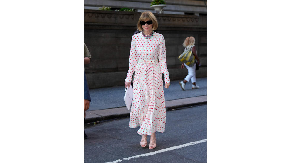 Anna Wintour attends Marc Jacobs fashion show