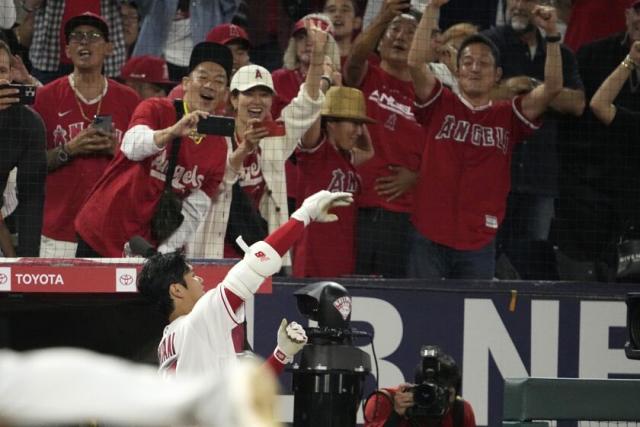 Shohei Ohtani hits two homers, strikes out 10 and adds to Angels