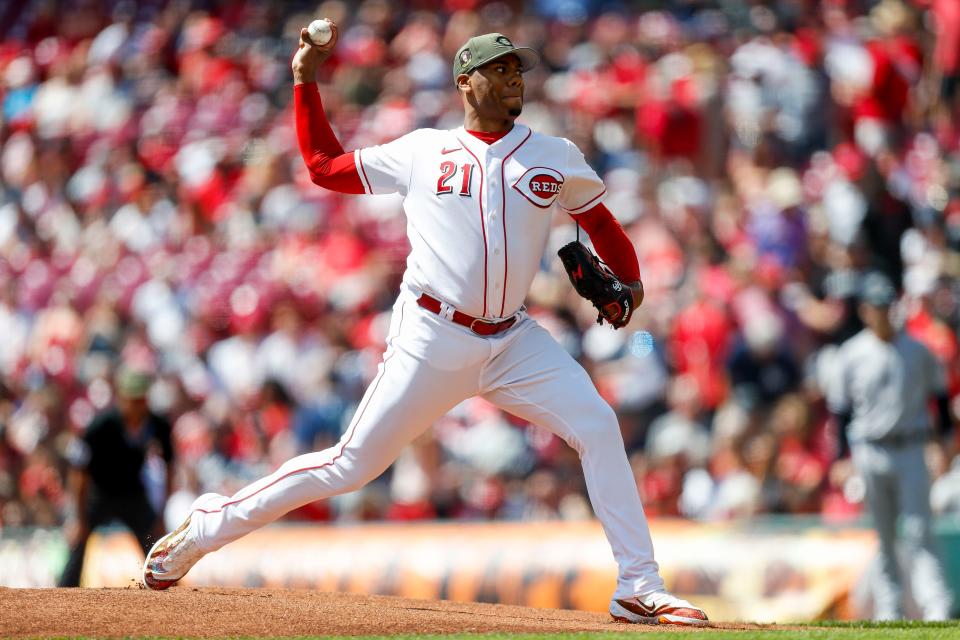 Pitcher Hunter Greene is one of the young players the Reds are counting on to get them back to being a contender.