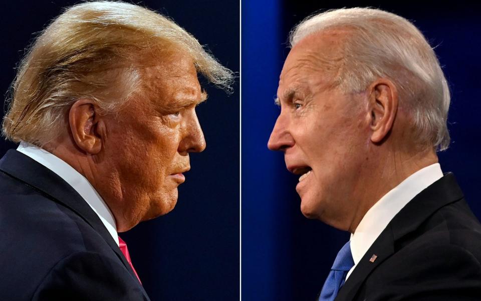 Donald Trump and Joe Biden - Morry Gash/AFP