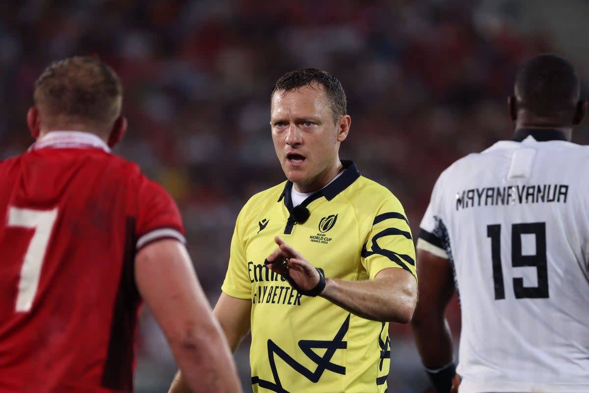 Matthew Carley will take charge of Ireland vs Scotland  (AFP via Getty Images)