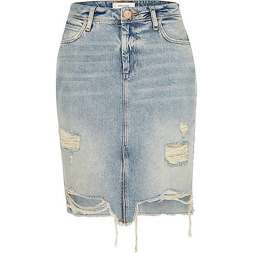 Spring's Best Skirts to Shop: Denim Midi