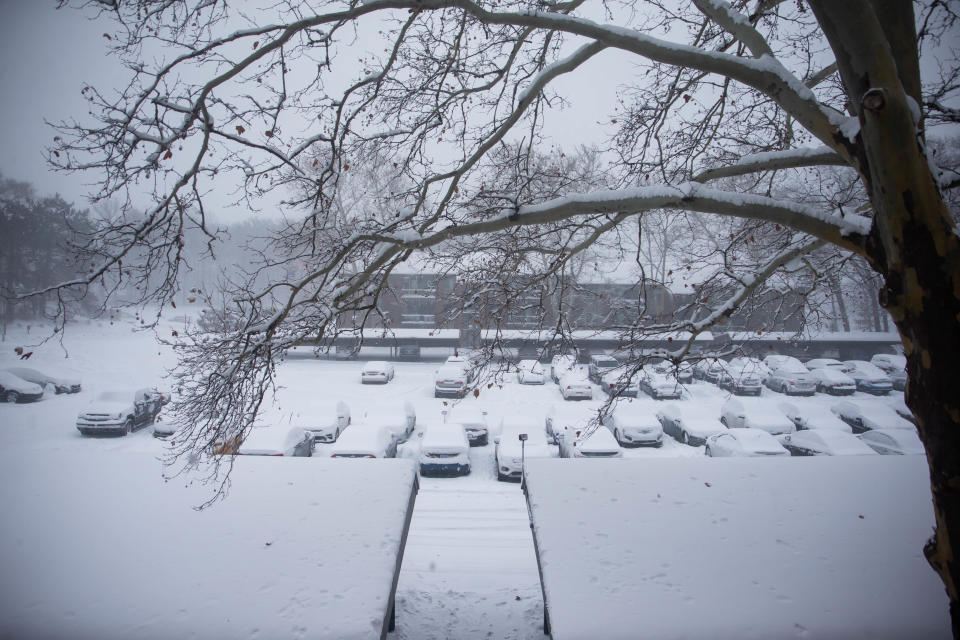 The Michigan State Police is warning residents to be cautious during a mix of winter weather that could lead to dangerous driving conditions and power outages.