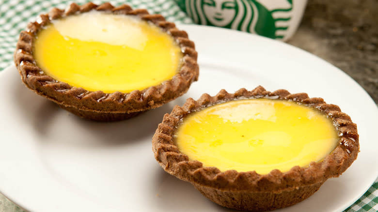 Starbucks chocolate egg tarts 