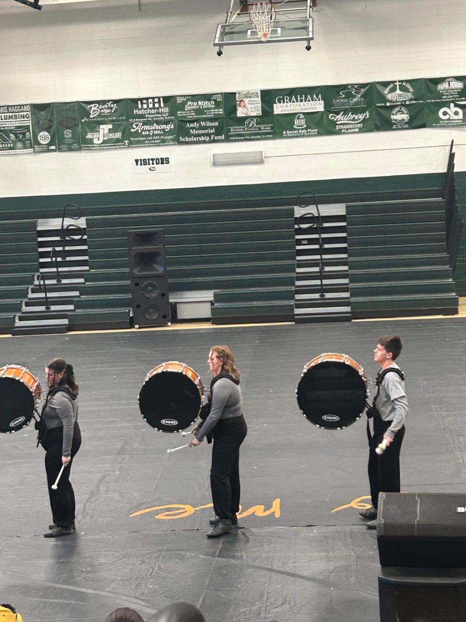 The indoor drum line is the place where the percussionists become the stars.