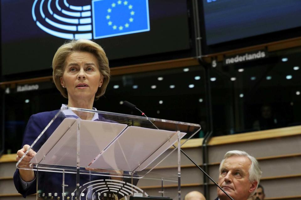 Ursula von der Leyen was said to be examining Mr Hogan's case (REUTERS)