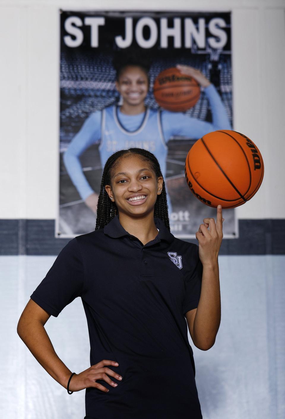 St. Johns Country Day girls basketball senior guard Taliah Scott is the Times-Union's All-First Coast player of the year for the second consecutive season.