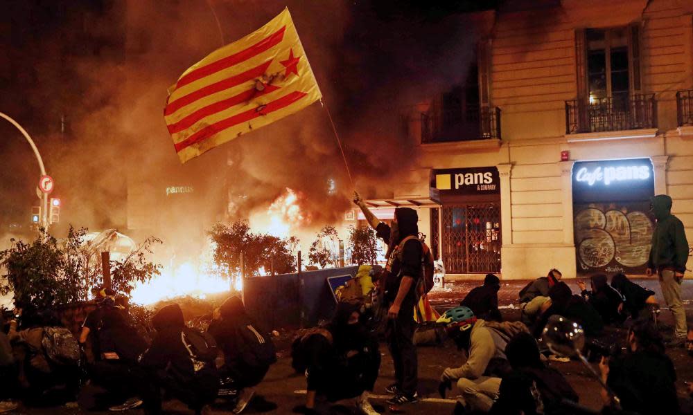 <span>Photograph: Jesús Diges/EPA</span>