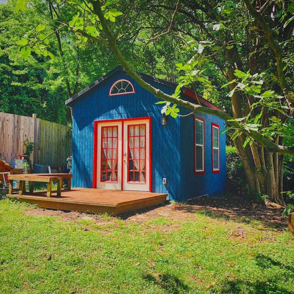 Dexter Tillett built his tiny home in Raleigh, NC, and advocates for tiny houses as the owner of Tiny Homes Raleigh