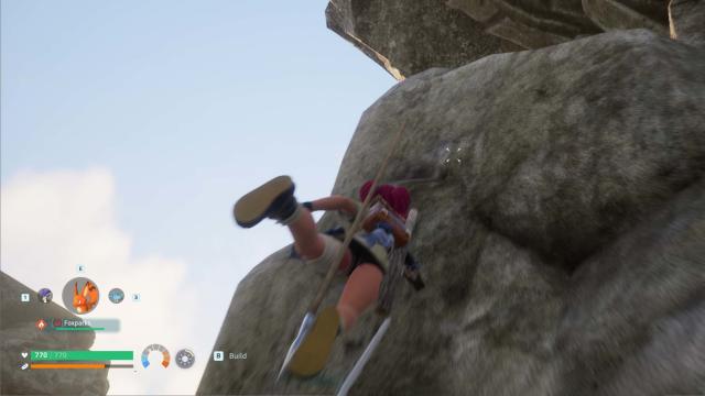 How to properly use the grappling hook in Palworld from a fellow