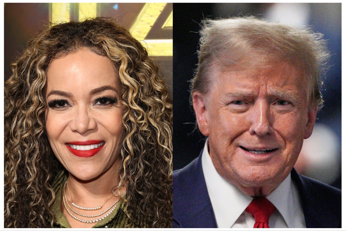 Sunny Hostin (left) and Donald Trump (Getty)