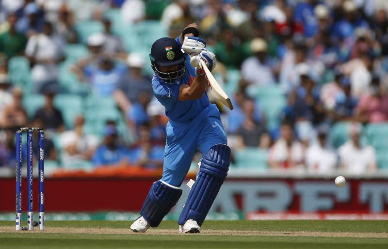 India's Virat Kohli in action