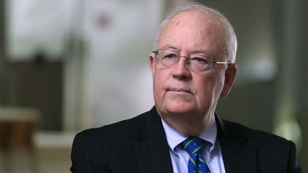 PHOTO: Ken Starr participates in a 2018 interview with ABC News.  (ABC News)