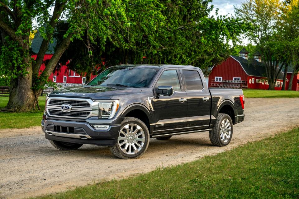 The 2021 Ford F-150 Hybrid.