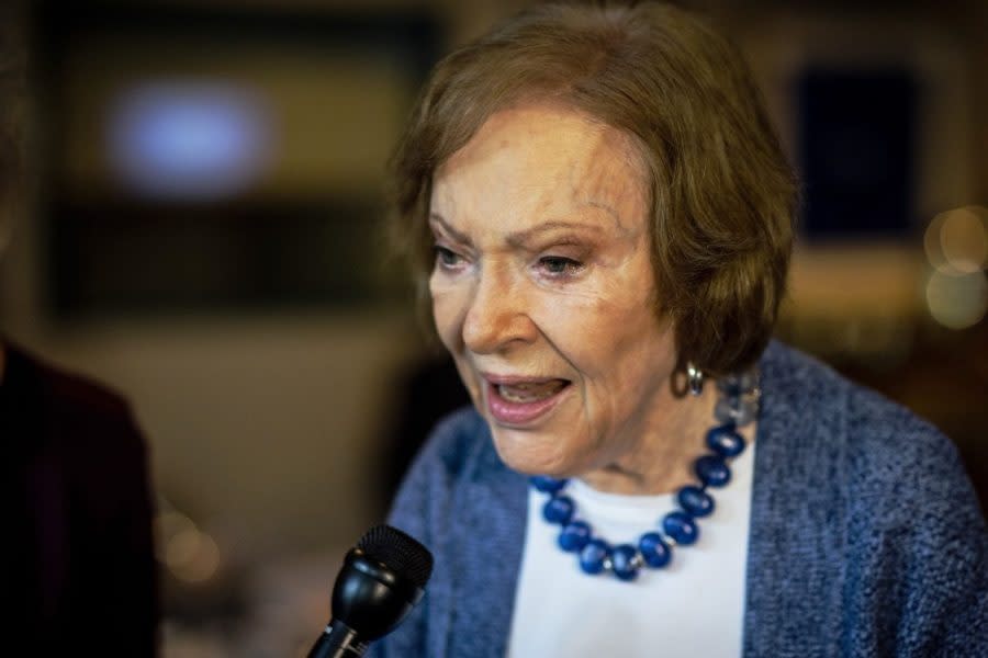 Former First lady Rosalynn Carter brings focus to caregiving