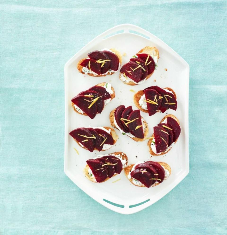 Beet Crostini