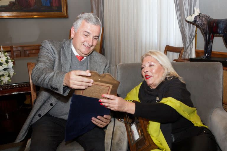 Gerardo Morales y Elisa Carrió en Jujuy