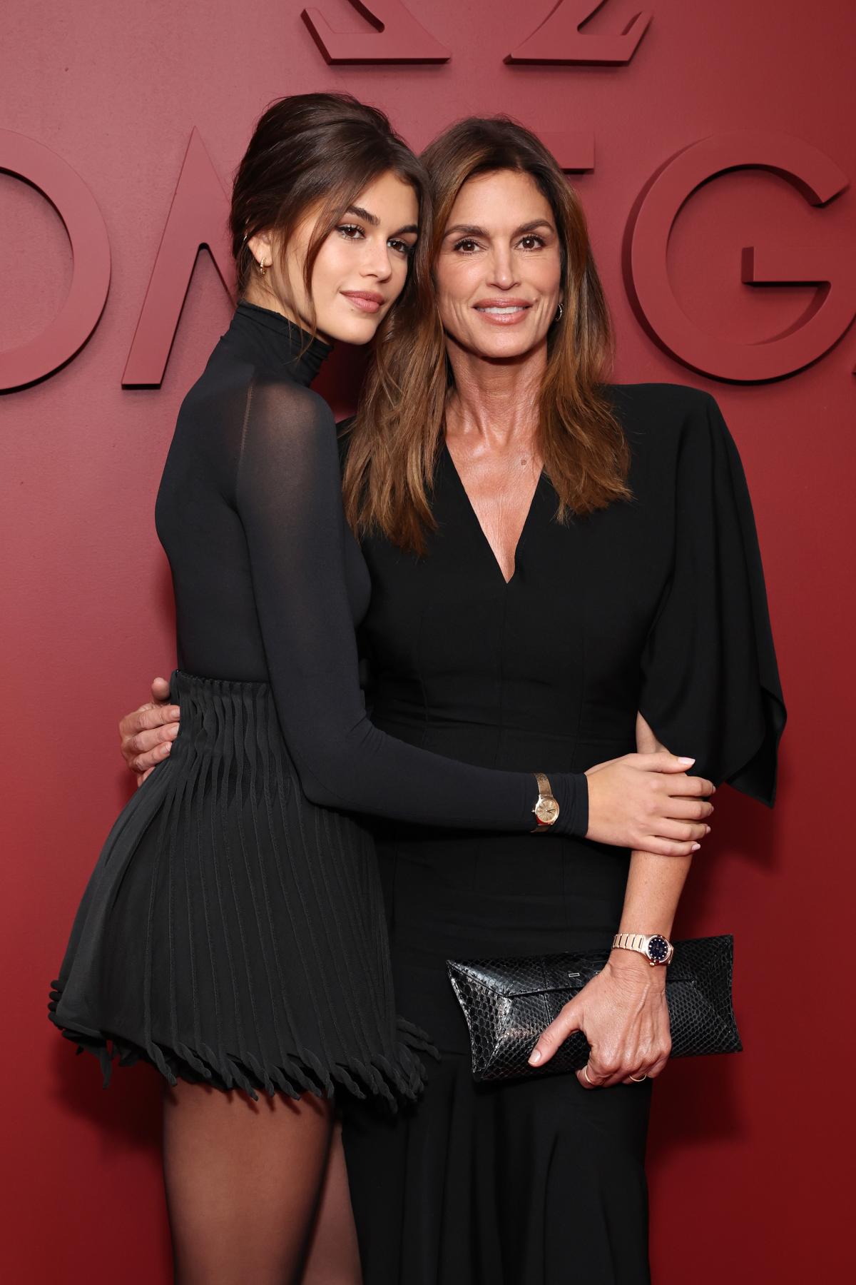 Cindy Crawford And Kaia Gerber Are Representing Two Generations Of Blowouts