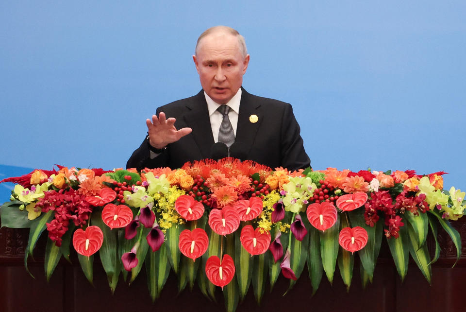 In China zeigte sich Putin erstmals wieder auf großer internationaler Bühne. (Bild: REUTERS/Edgar Su)