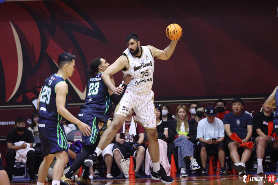 布拉（Sim Bhullar）。（T1 LEAGUE提供）（20230508）