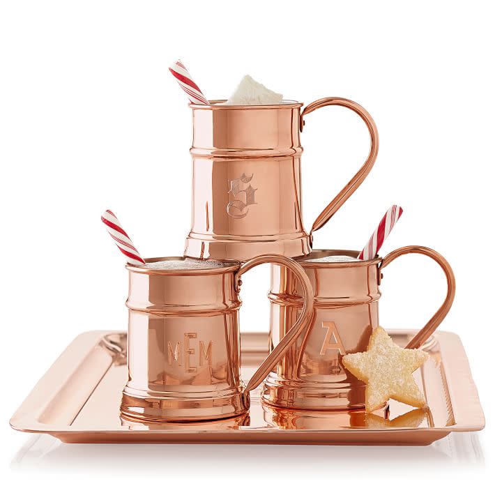 Personalizable copper mugs