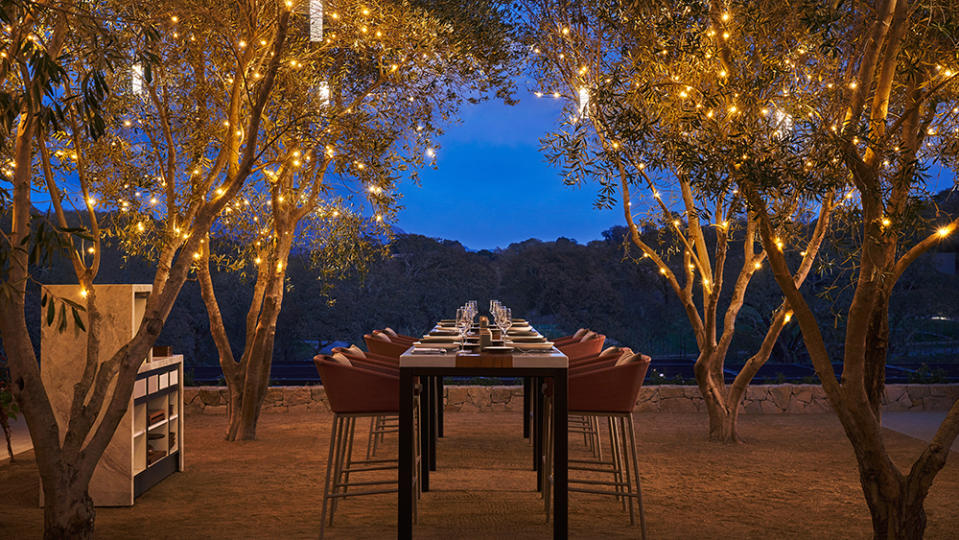 Guests will be treated to a private dinner on an epic terrace. - Credit: Christian Horan