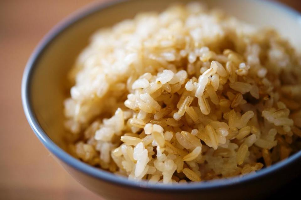 來「美虹廚房」吃的米飯正是賴青松栽種的友善環境稻米。