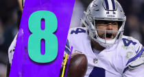 <p>Amari Cooper was the star, but Dak Prescott’s 455 yards against the Eagles was impressive too. If Prescott plays like that (without the two interceptions he threw) that obviously raises Dallas’ ceiling. (Dak Prescott) </p>