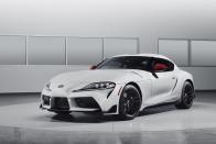 <p>Toyota's <a rel="nofollow noopener" href="https://www.caranddriver.com/news/a24443721/2020-toyota-supra-photos-info/" target="_blank" data-ylk="slk:all-new A90-generation Supra;elm:context_link;itc:0;sec:content-canvas" class="link ">all-new A90-generation Supra</a> debuts at the 2019 Detroit auto show. It owes much of its development and engineering to BMW, while Toyota is credited for the coupe's styling. The Supra is closely related to BMW's Z4 roadster, and instead of the legendary 2JZ inline-six, it has Munich's turbocharged 3.0-liter inline-six and a ZF-sourced eight-speed automatic transmission. Horsepower stands at 335, although the BMW engine can support slightly more output. Toyota says a four-cylinder model is on its way, and will be priced below <a rel="nofollow noopener" href="https://www.caranddriver.com/news/a25868740/toyota-supra-price-2020/" target="_blank" data-ylk="slk:the six-cylinder model's $50,920 base MSRP;elm:context_link;itc:0;sec:content-canvas" class="link ">the six-cylinder model's $50,920 base MSRP</a>. </p>