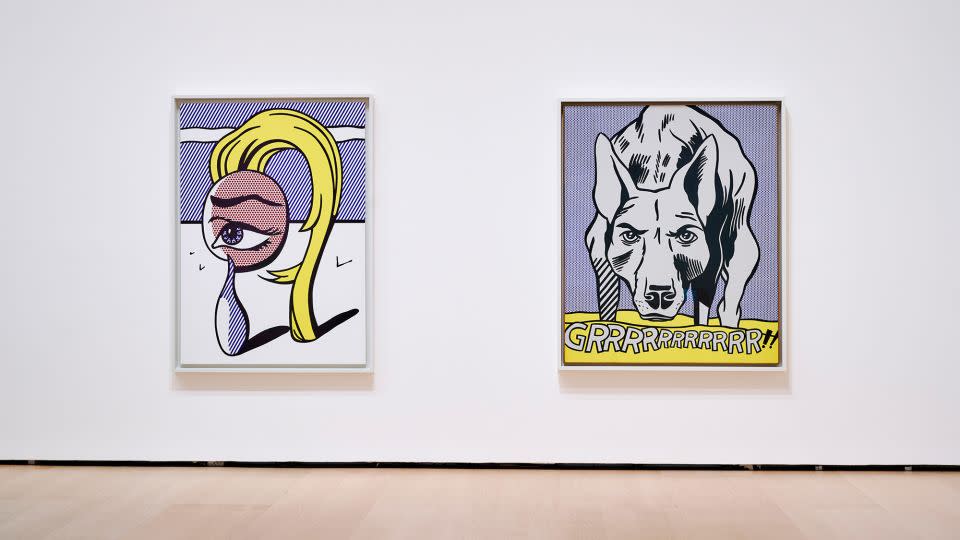 The show features works by many American Pop art A-listers like Roy Lichtenstein (above). - Erika Ede/Courtesy Guggenheim Bilbao