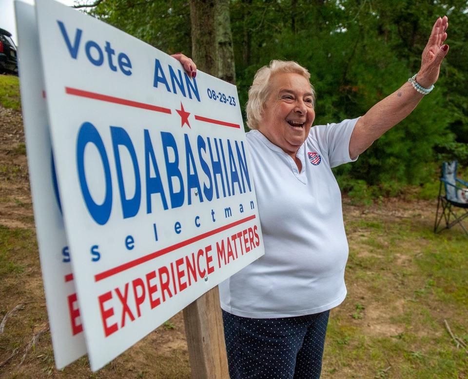 Bellingham's Ann Odabashian, who had already served 34 years in town before retiring in 2019, won a special election in August to fill a vacant seat on the Select Board.