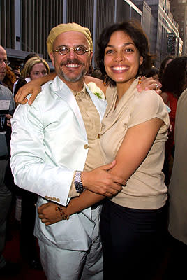 Joe Pantoliano and Rosario Dawson at the New York premiere of Warner Brothers' A.I.: Artificial Intelligence