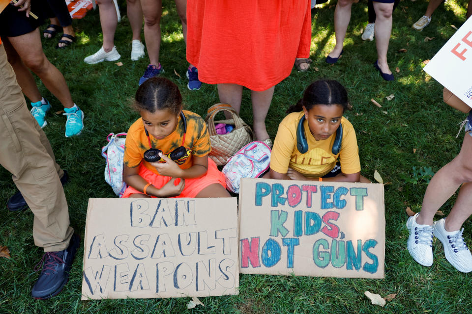 Niños durante el rally 